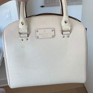 Kate spade creme top handle bag